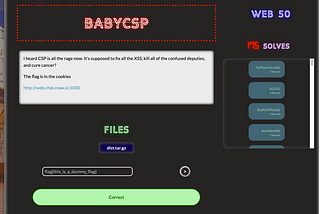 CSAW ’19 | BabyCSP ກ້າວຂ້າມ CSP ດ້ວຍ JSONP [Web][Write-up]