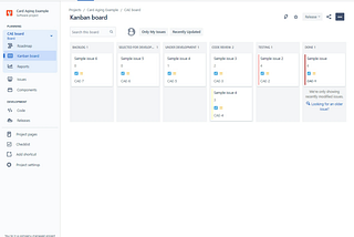 Manually configuring a Card Aging system for Jira Software