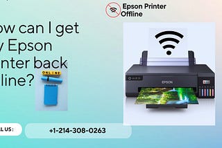 How can I get my Epson printer back online?