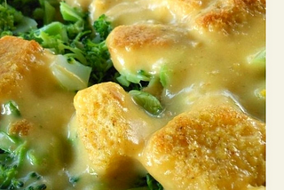 Side Dish — Broccoli Cheese Layer Bake