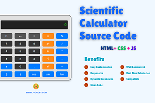 Responsive Scientific Calculator Using HTML, CSS and JavaScript (Free Source Code)