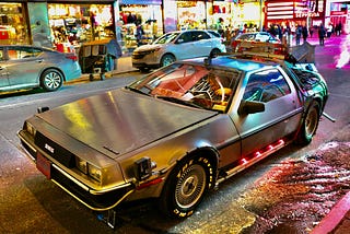 Delorean Car from Back to the Future.