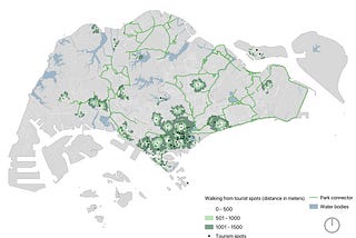 Tourism with minimal emissions and maximum exposures of Singapore