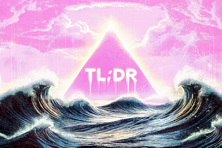 TL;DR on a choppy sea, rising above it to a higher (and smarter) path