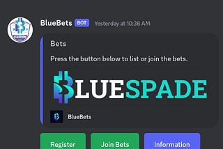 Blue Bets — Registering