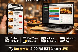 🚀 Live Webinar Tomorrow: Build a Restaurant Ordering App from Scratch