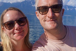 Daniel Ford, Full Stack Developer. Photo taken infront of Lake Geneva in Montreux, Switzerland.
