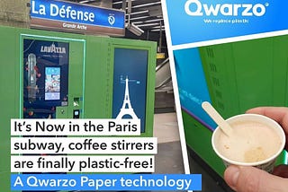 100% biodegradable paper coffee stirrers now in Paris