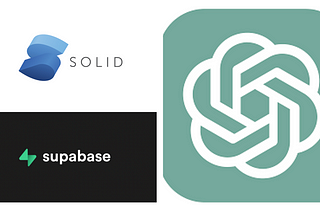 Build a simple Todo app using Supabase, Solid.JS with the help of ChatGPT