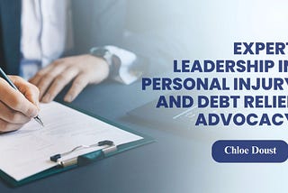 Chloe Doust: Expert Leadership in Personal Injury and Debt Relief Advocacy