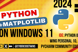 How to install Python on Windows and start programing with Matplotlib on IDE: PyCharm, Wing…