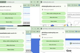 Handling Web Browser Permission Pop-ups in Selenium: Practical Use Cases