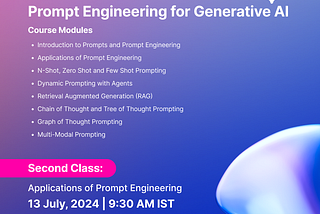 Presenting New CellStrat Course : “Prompt Engineering for Generative AI”