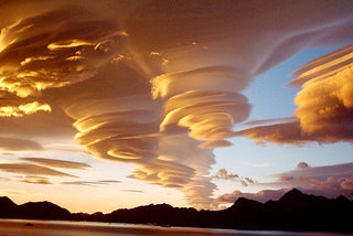 Cloud Swirls, Grytviken, South Georgia Island