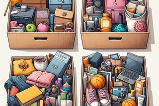 Unleashing the Power of Simplicity: A Deep Dive into the Four Box Method for Decluttering