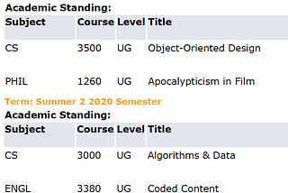 My First Summer Semester at Northeastern (Computer Science)