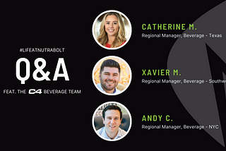 #LifeatNutrabolt: Q&A feat. The C4® Beverage Team