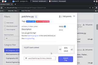 picoCTF  pachme.py writeup