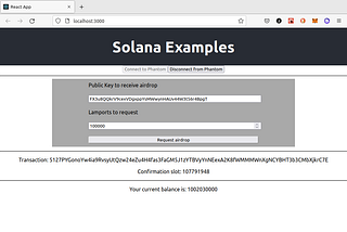Writting Solana dApps — Part 2: Requesting an airdrop