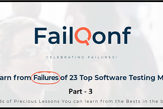 FailQonf - What celebration of failure meant for me… — Part 3