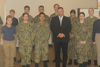 Barry Donadio Addresses the Sea Cadets of #738 Division