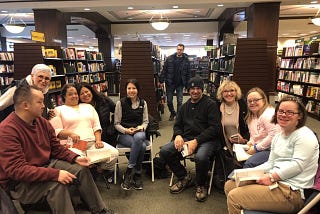 The Arc Montgomery County Next Chapter Book Club members at Rockville Barnes and Noble