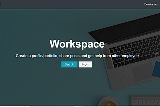 Workspace for connecting and collaborating by using MERN stack.