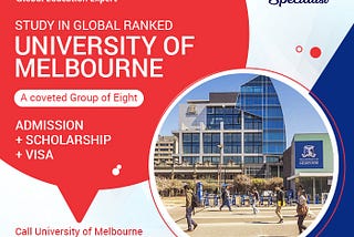 Study in Australia — The University of Melbourne — Know the Courses, Fees, Scholarships