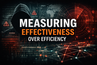 Your SOC Is Measuring Efficiency, Not Effectiveness