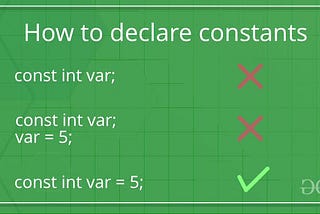 VARIABLE CONSTANT x