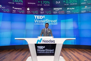 TEDxWaterStreet Rings the Nasdaq Stock Market Opening Bell