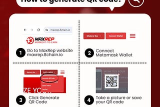 How to Generate MaxRep QR Code and Claim $8CHAIN tokens