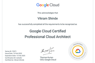 Recertifying for the Google Cloud Platform Architect Exam in 10 Days