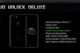 iCloud Unlock Deluxe Software