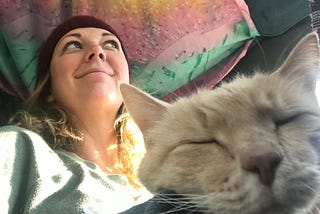 A childless cat lady travels America with her cat