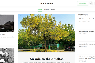 Substack: Ink A Verse