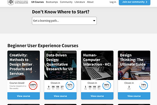 Learning UX with the Interaction Design Foundation — A Review