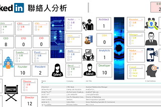 Power BI LinkedIn 聯絡人搜尋工具，轉換工作必備利器!