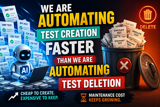 We Are Automating Test Creation Faster Than We Are Automating Test Deletion