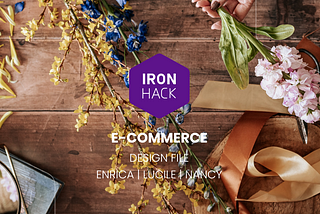 Ironhack project 2: e-commerce