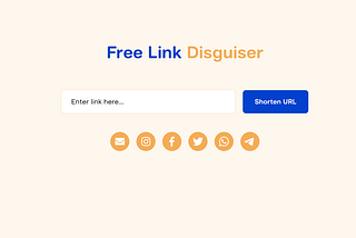 Free Link Disguiser