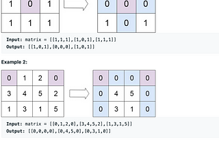 73 — Set Matrix Zeroes