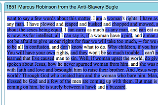 Teaching close-reading in the history classroom with Juxta