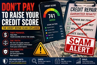 Want a Better Credit Score? Don’t Fall for This Common Scam