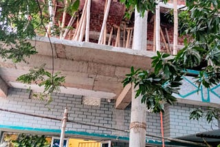 Ji❤️❤️ CONSTRUCTION WORK OF MY FIRST FLOOR : : PART — 2 ❤️❤️