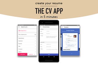 The CV App — Smart CV Builder with templates