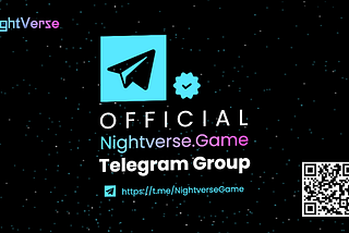 Get NVG Launch Project Updates Only on NightVerse.Game Official Telegram Group