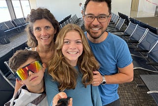 The Airport Family Selfie