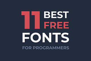 11 Best Free Programming Fonts 2020