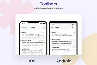 What are Toolbars?